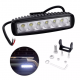 Par de Faróis Rectangulares LED - 36w